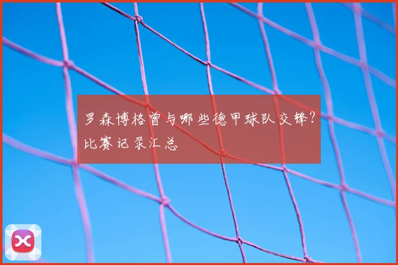 罗森博格曾与哪些德甲球队交锋?比赛记录汇总