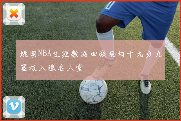 姚明NBA生涯数据回顾场均十九分九篮板入选名人堂